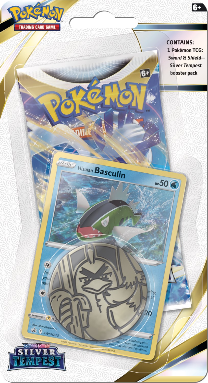 Pokemon silver tempest checklane blister basculin