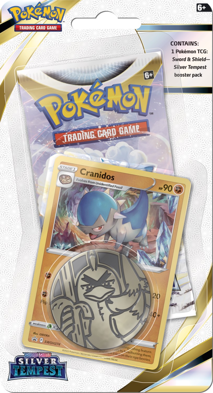 Pokemon silver tempest checklane blister cranidos