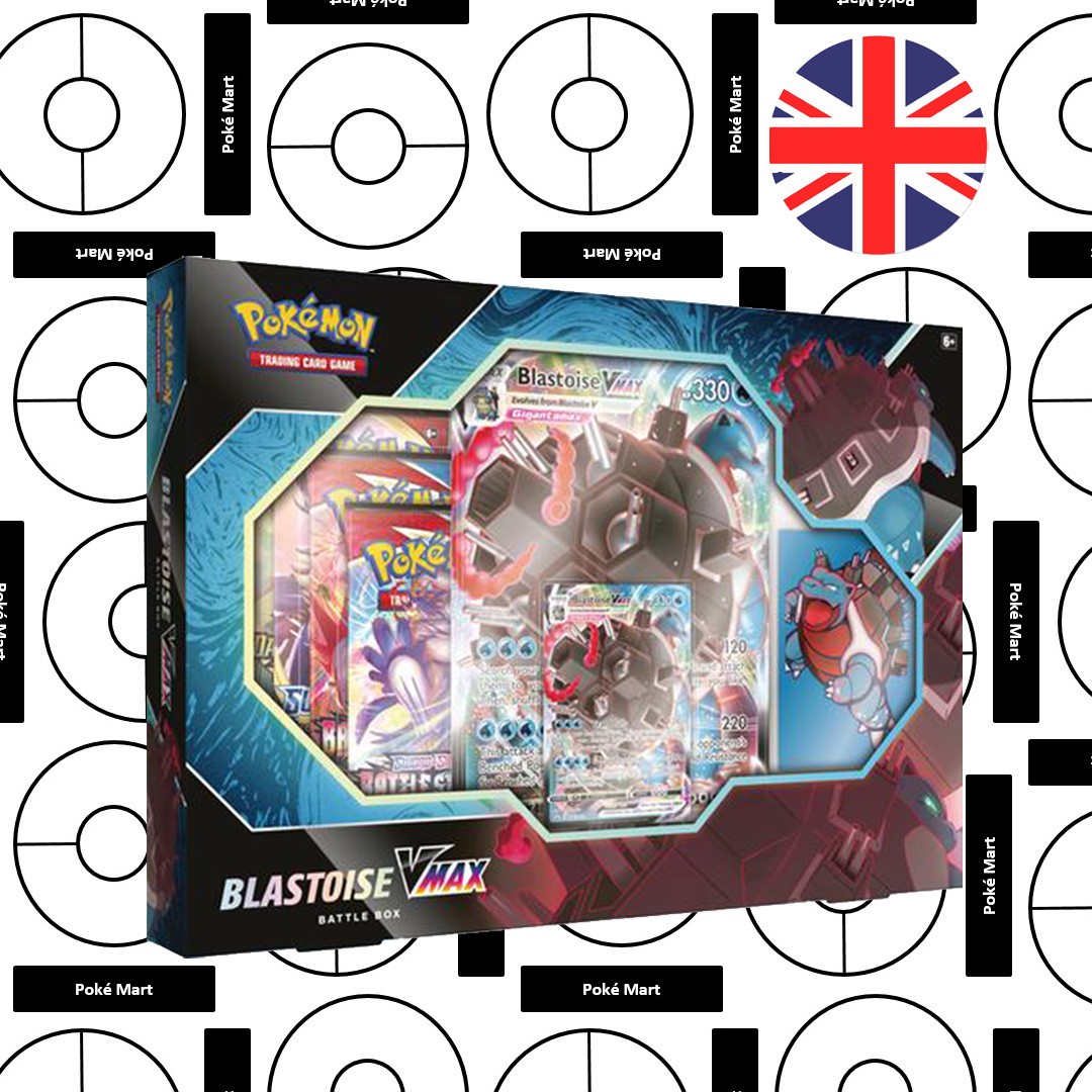 Pokemon blastoise vmax box