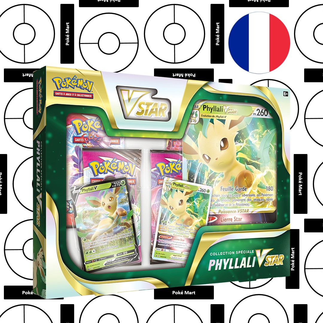 Pokemon cartes coffret vstar de phyllali v stars étincelantes