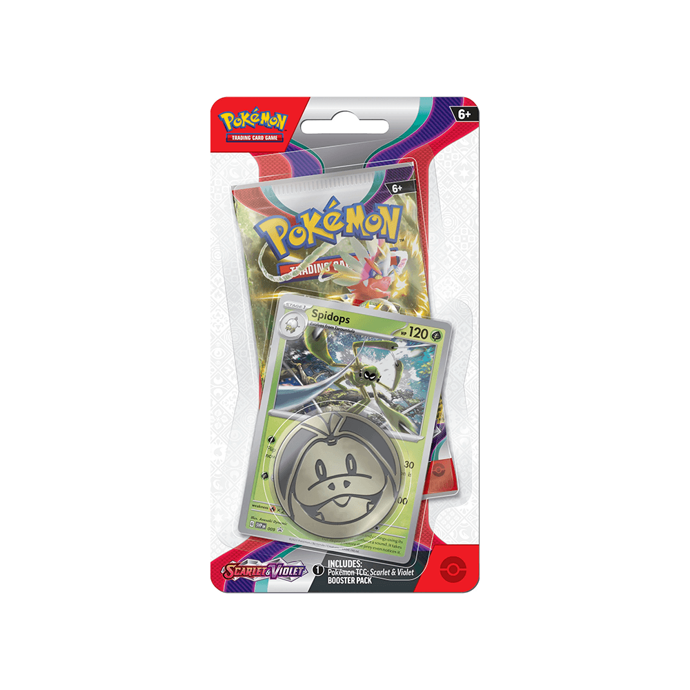 Pokemon scarlet and violet spidops blister