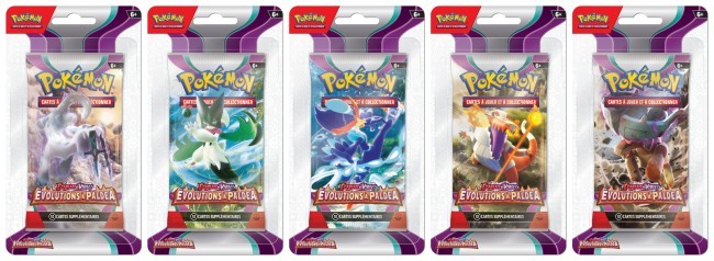 Pokemon evolutions à paldea : booster sous blister