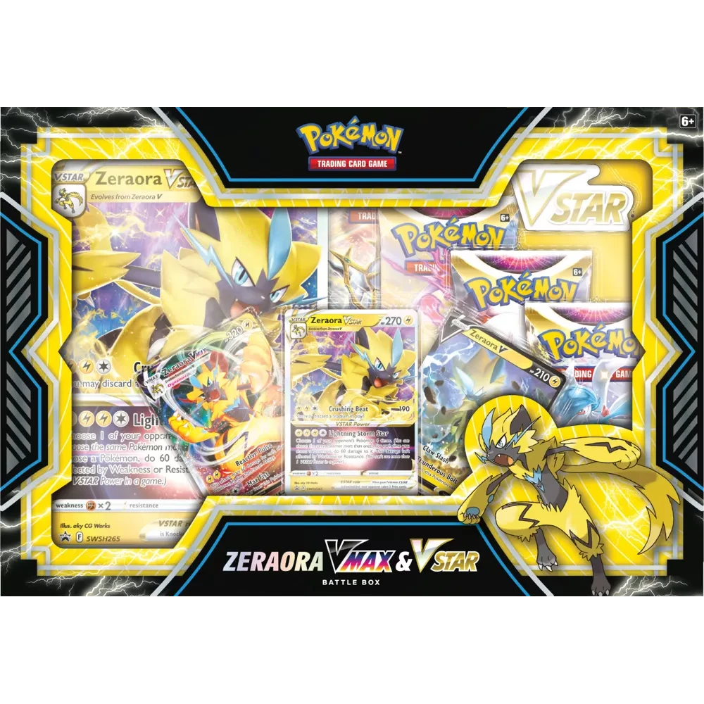Pokemon zeraora vmax & vstar battle box –