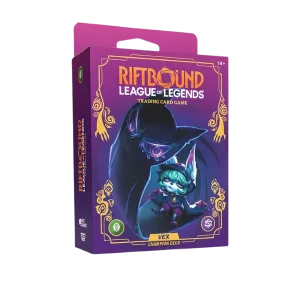Riftbound League of Legends Trading Card Game Unleashed Championsdeck Vex
