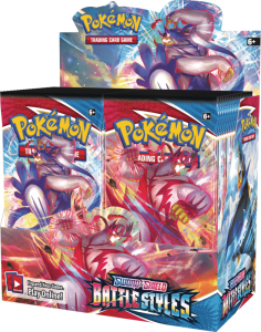 Sword shield battles styles display booster box