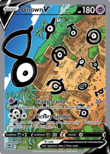 Unown V alternate art