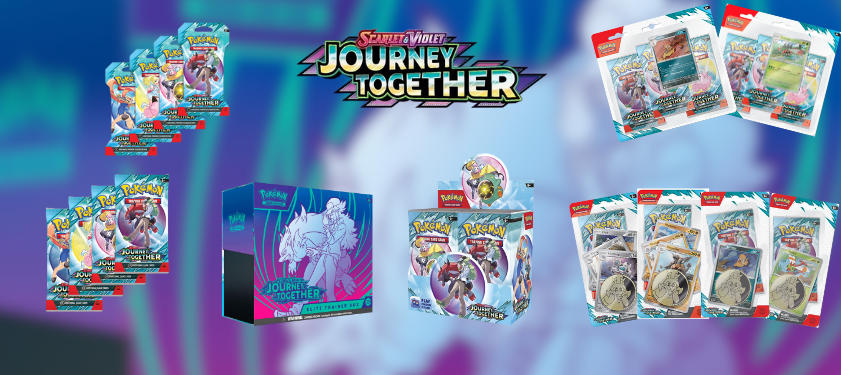 Pokémon scarlet & violet journey together banner vinticards